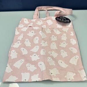 NWT Pink Ghost Trick or Treat Bag Set